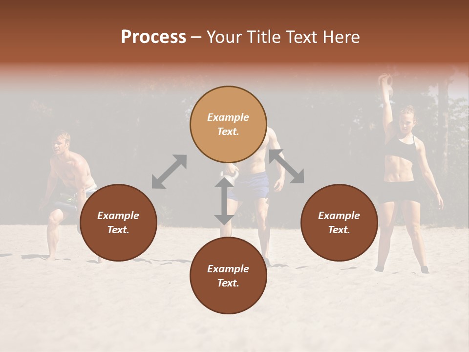 Power Training Cross PowerPoint Template