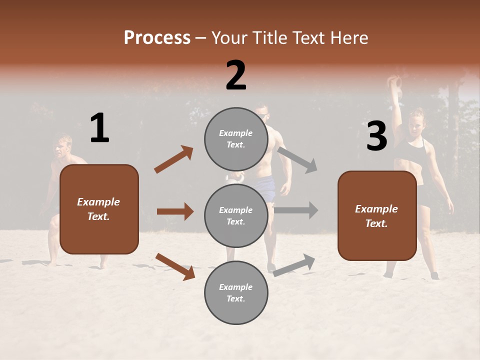 Power Training Cross PowerPoint Template