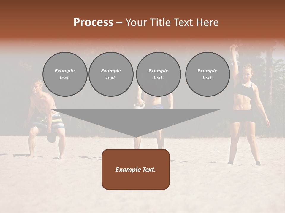 Power Training Cross PowerPoint Template