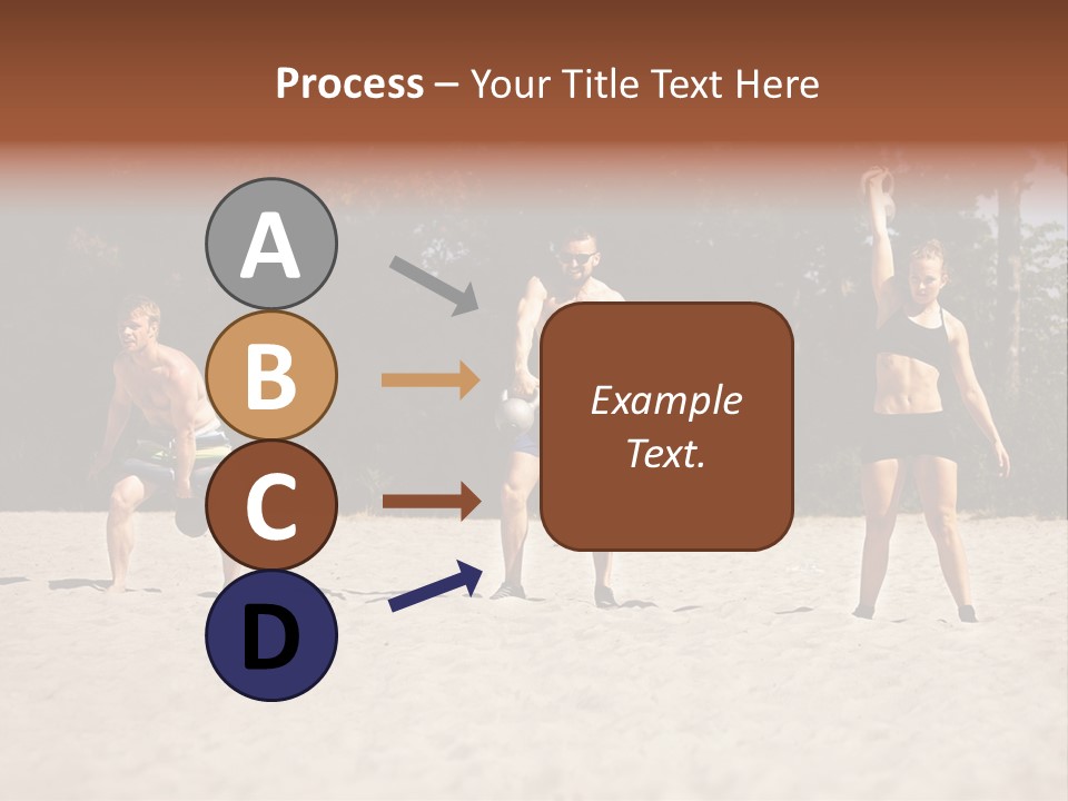 Power Training Cross PowerPoint Template