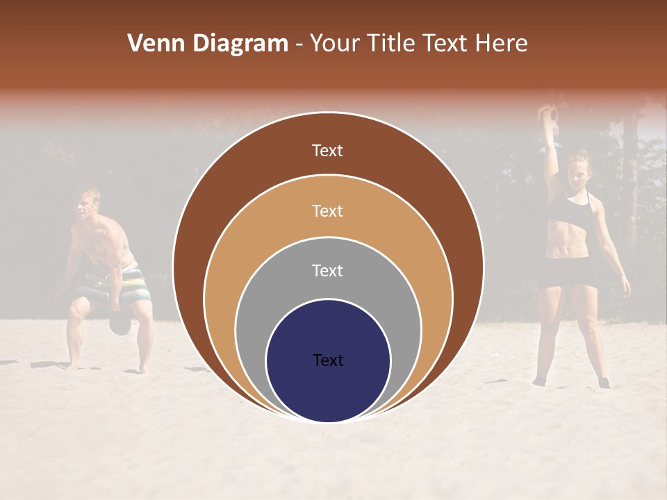 Power Training Cross PowerPoint Template