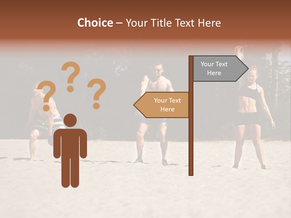Power Training Cross PowerPoint Template