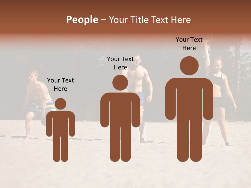 Power Training Cross PowerPoint Template