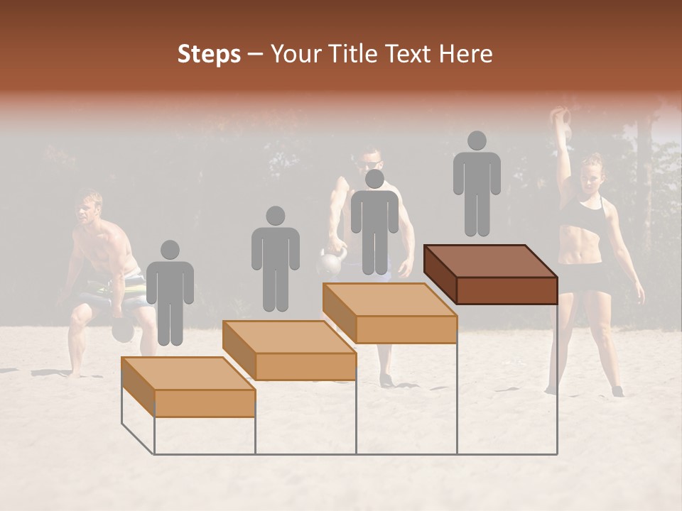 Power Training Cross PowerPoint Template