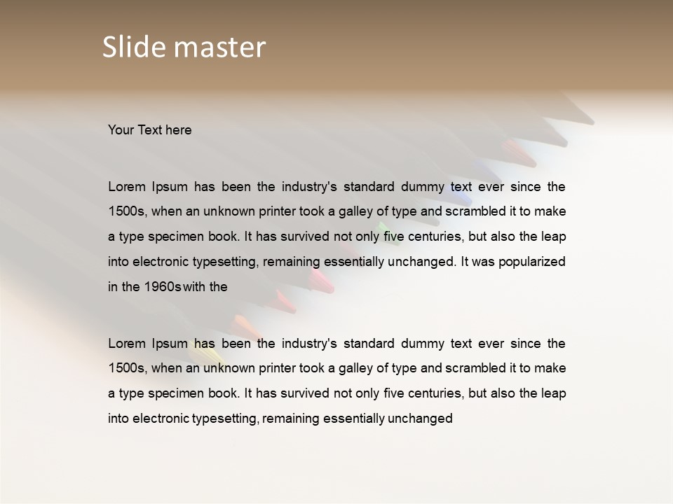 Music Musical Caucasian PowerPoint Template