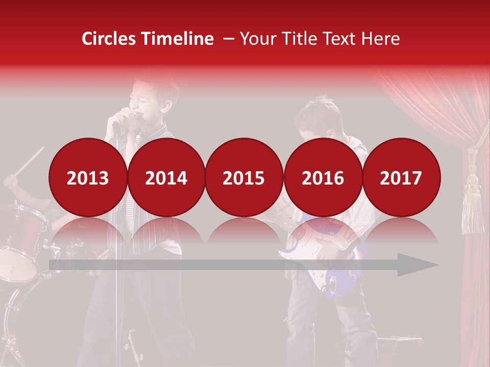 Music Musical Caucasian PowerPoint Template