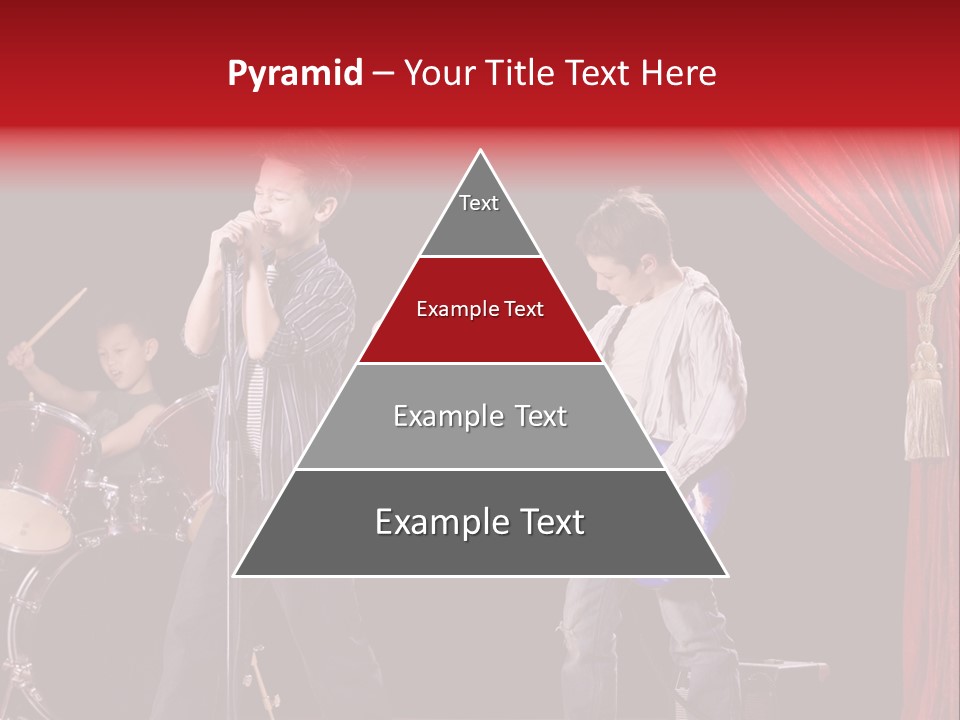 Music Musical Caucasian PowerPoint Template