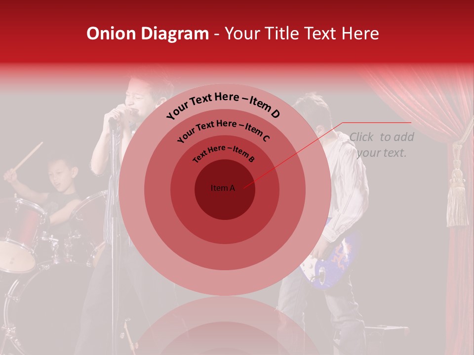 Music Musical Caucasian PowerPoint Template