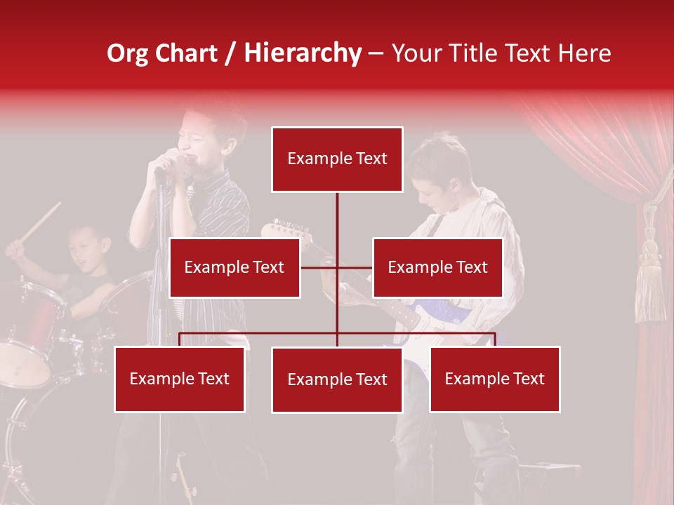 Music Musical Caucasian PowerPoint Template