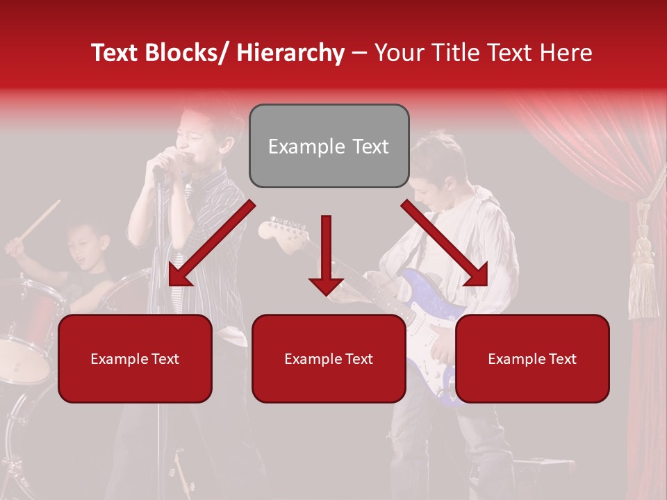 Music Musical Caucasian PowerPoint Template