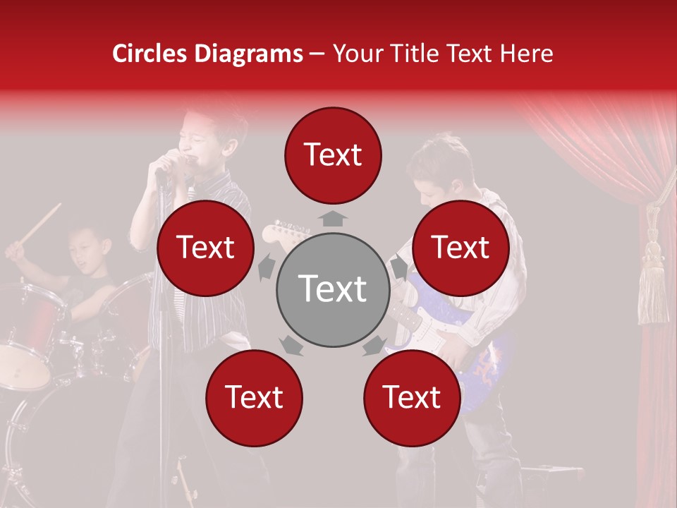 Music Musical Caucasian PowerPoint Template