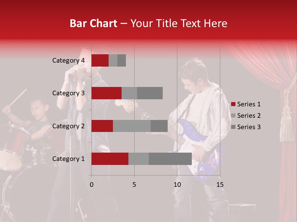 Music Musical Caucasian PowerPoint Template