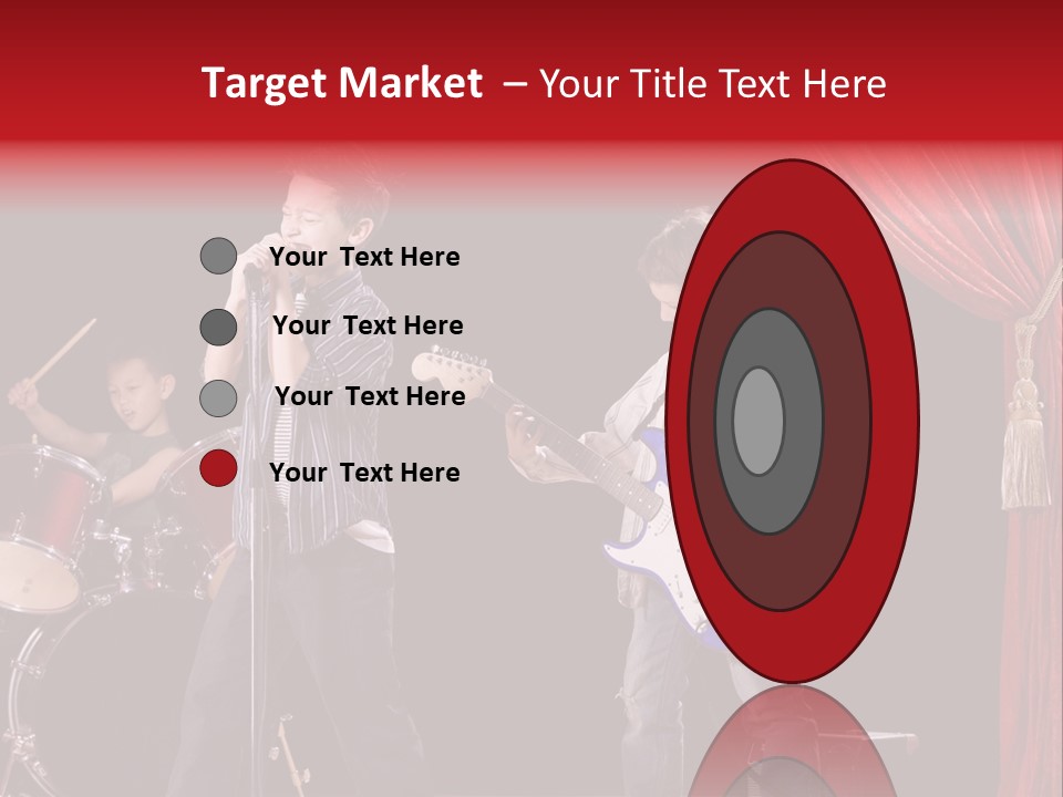 Music Musical Caucasian PowerPoint Template