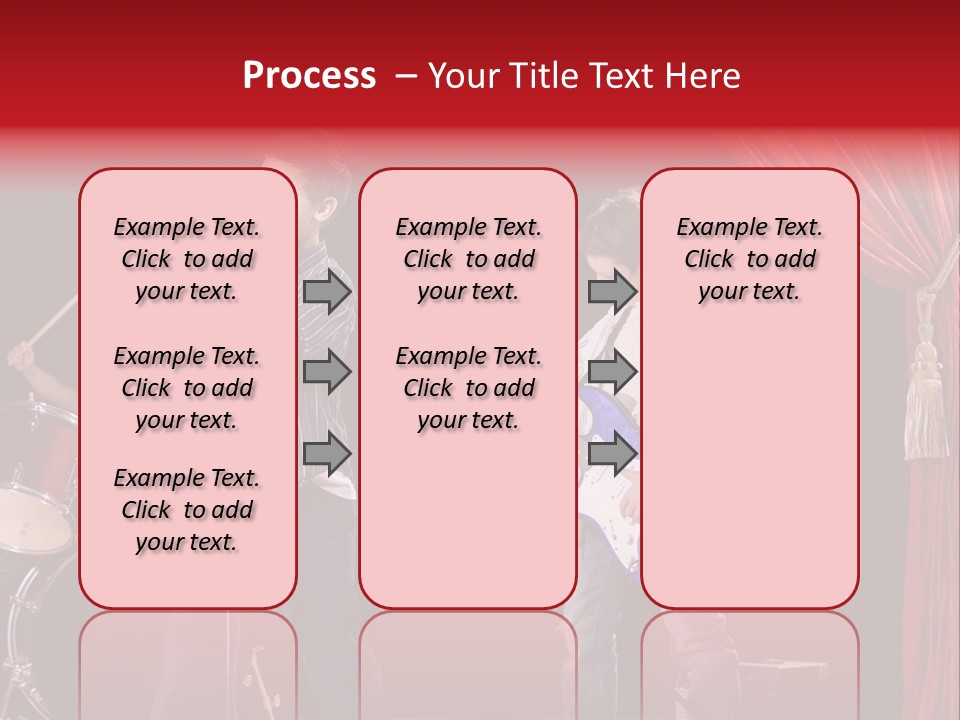 Music Musical Caucasian PowerPoint Template
