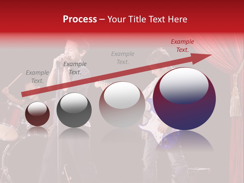 Music Musical Caucasian PowerPoint Template