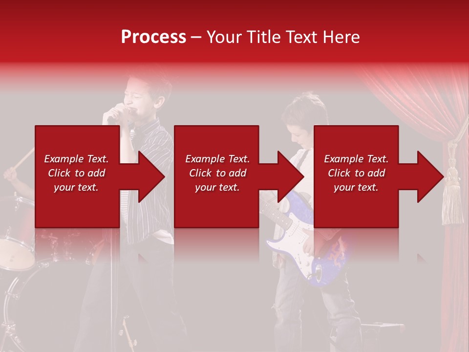 Music Musical Caucasian PowerPoint Template