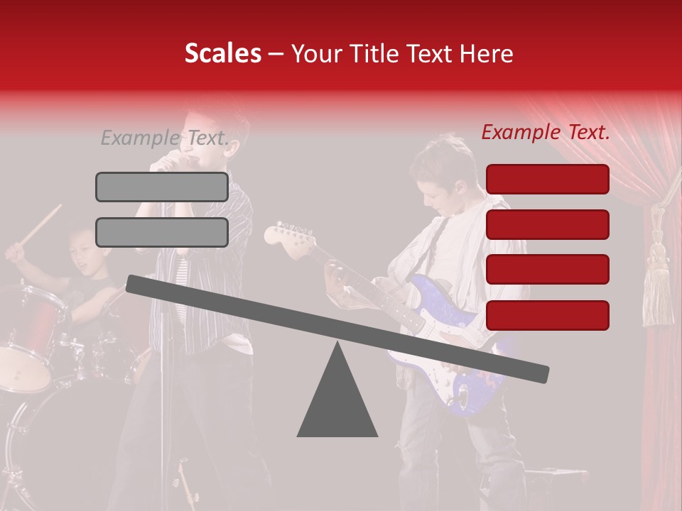 Music Musical Caucasian PowerPoint Template