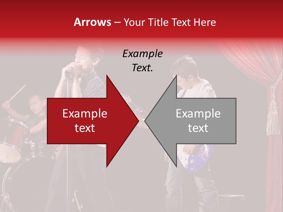 Music Musical Caucasian PowerPoint Template