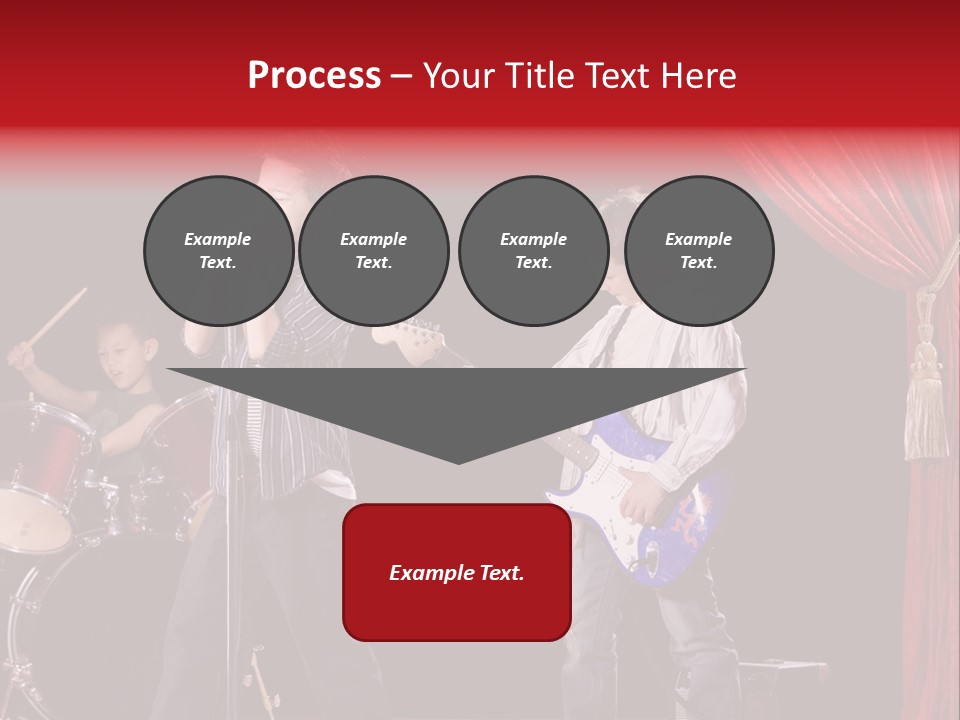 Music Musical Caucasian PowerPoint Template