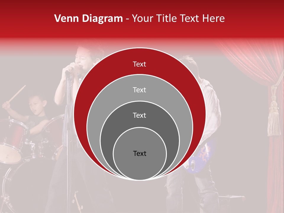 Music Musical Caucasian PowerPoint Template