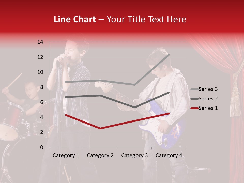 Music Musical Caucasian PowerPoint Template