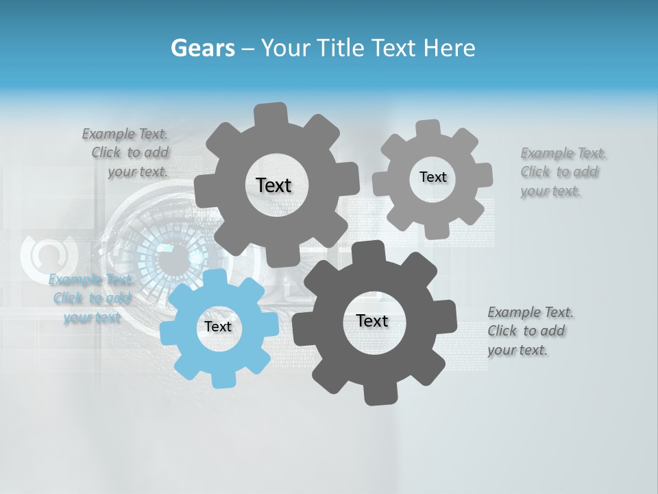 Accessibility Circuit Biometrics PowerPoint Template