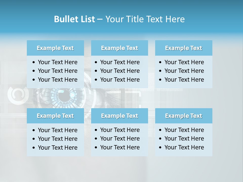 Accessibility Circuit Biometrics PowerPoint Template