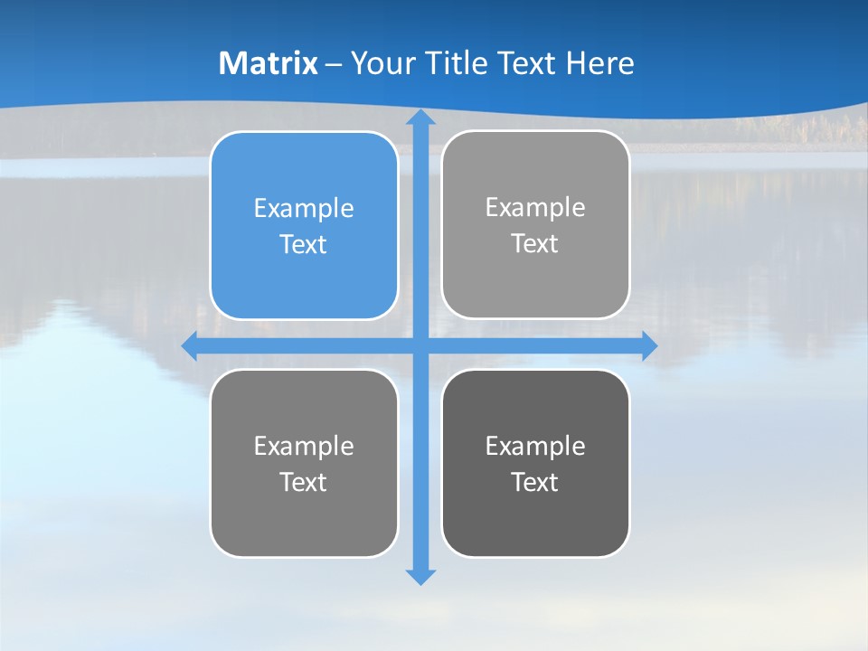 Pines Conifer Serene PowerPoint Template