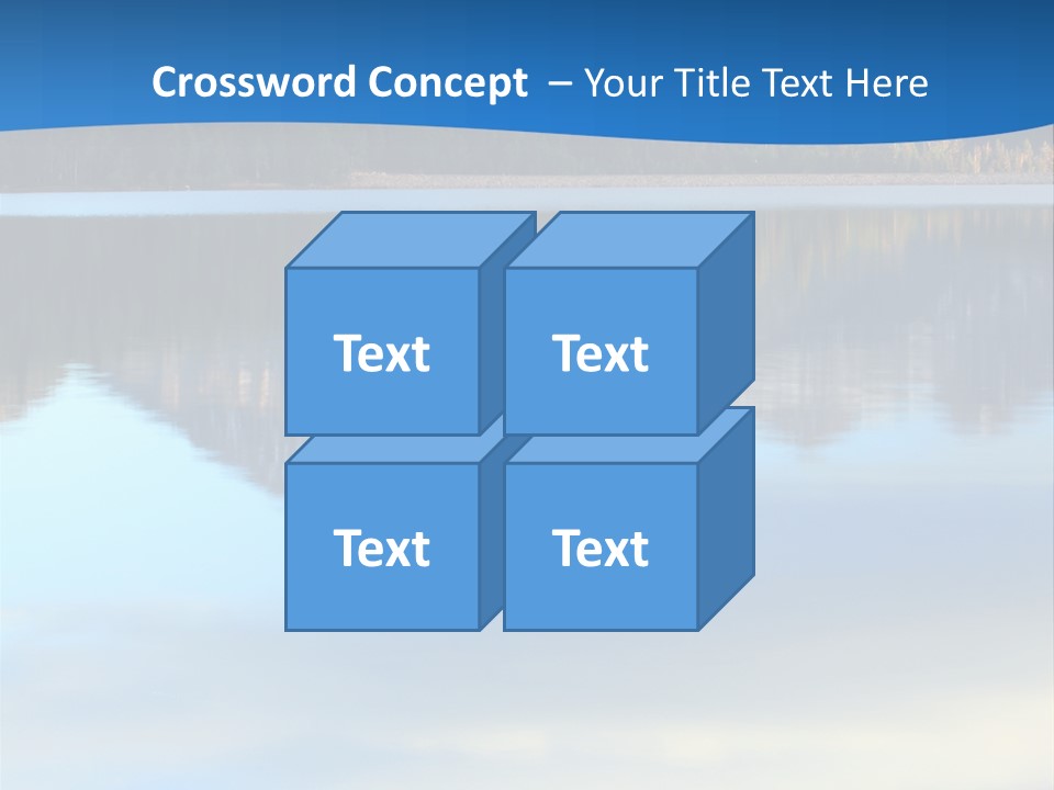Pines Conifer Serene PowerPoint Template