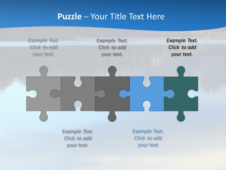 Pines Conifer Serene PowerPoint Template