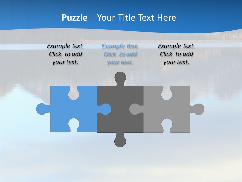 Pines Conifer Serene PowerPoint Template