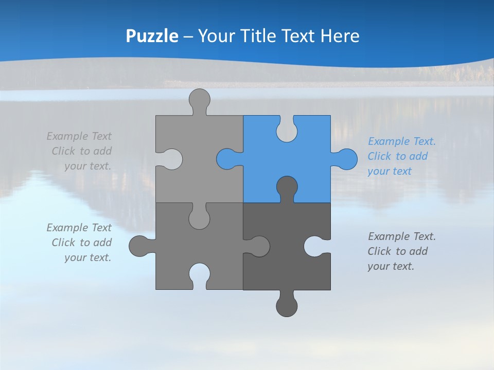 Pines Conifer Serene PowerPoint Template