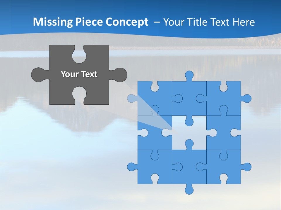 Pines Conifer Serene PowerPoint Template