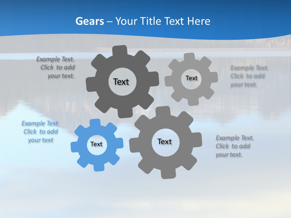 Pines Conifer Serene PowerPoint Template