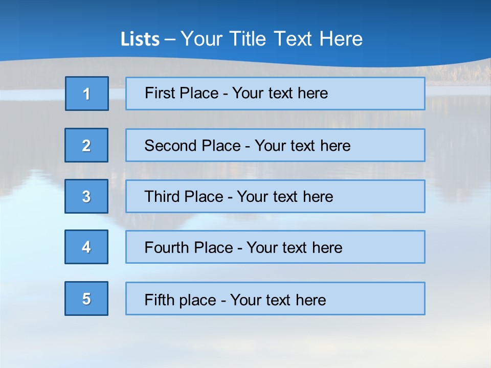 Pines Conifer Serene PowerPoint Template