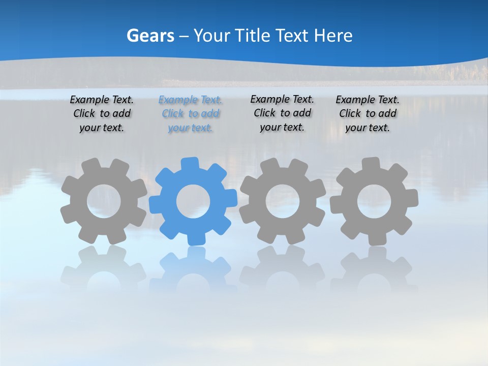 Pines Conifer Serene PowerPoint Template