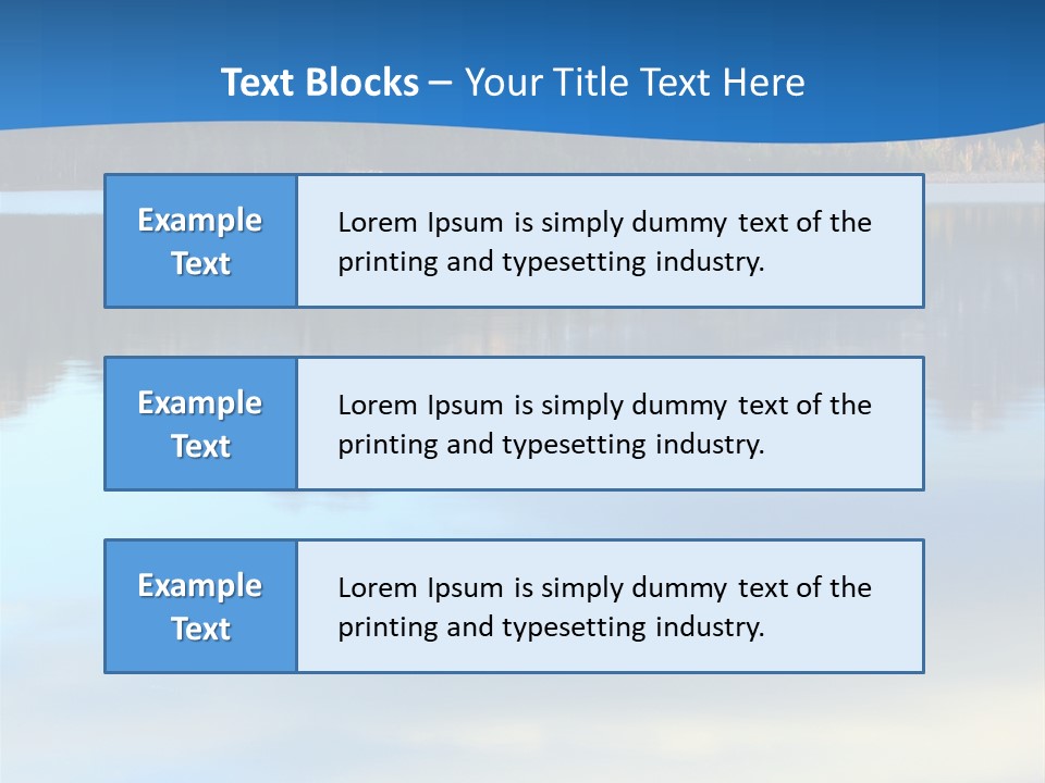 Pines Conifer Serene PowerPoint Template
