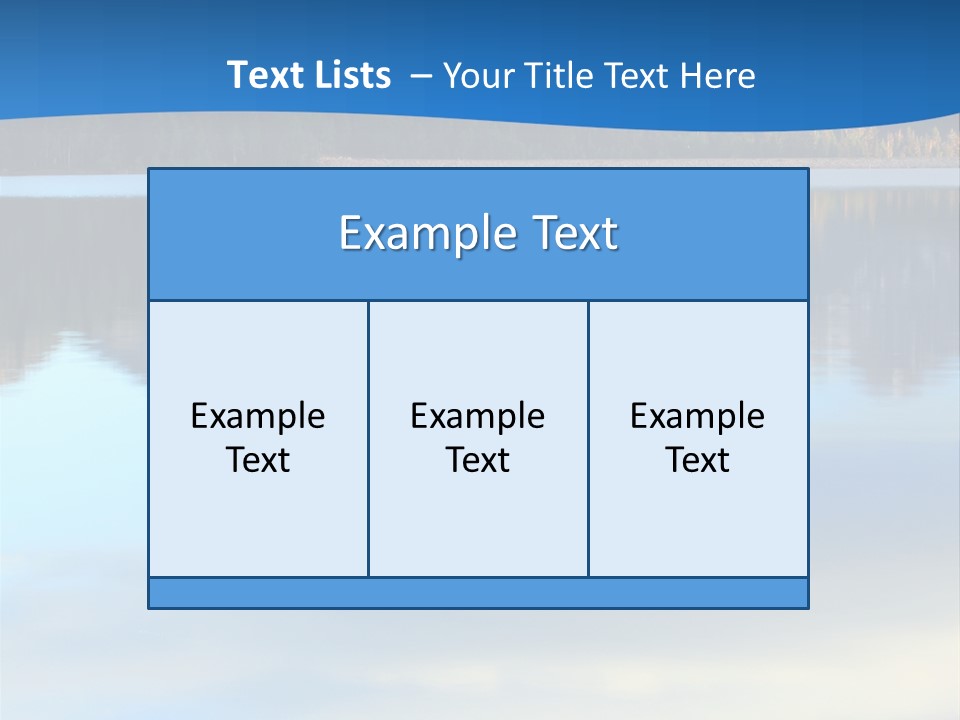 Pines Conifer Serene PowerPoint Template