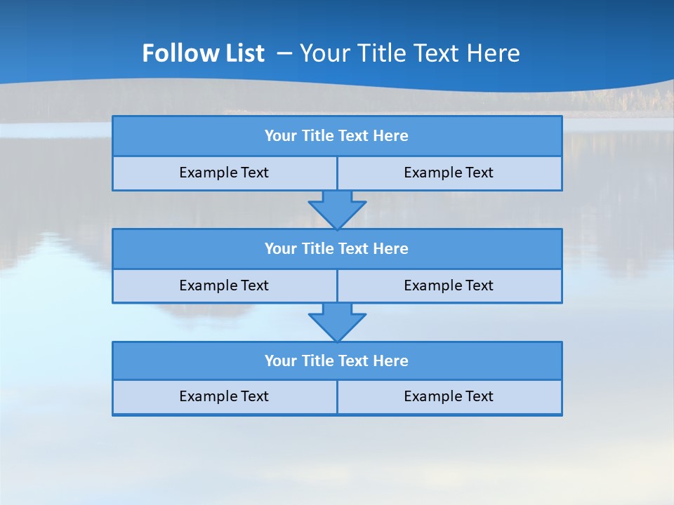 Pines Conifer Serene PowerPoint Template