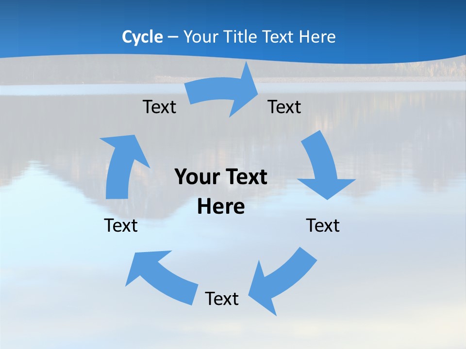 Pines Conifer Serene PowerPoint Template