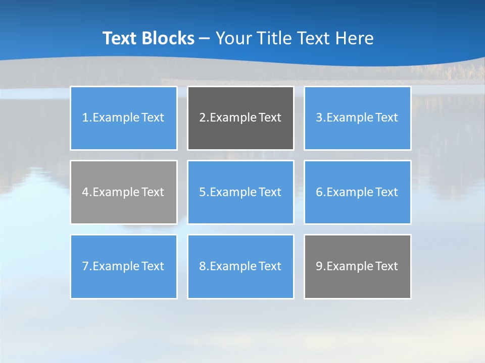 Pines Conifer Serene PowerPoint Template