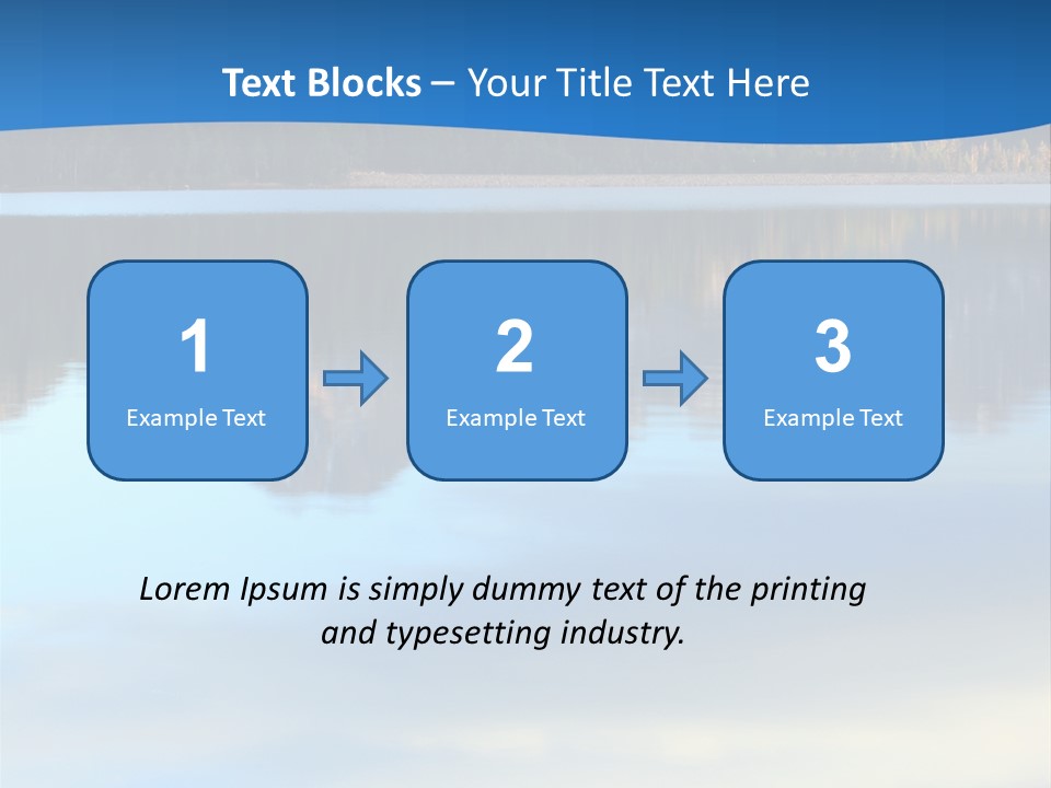 Pines Conifer Serene PowerPoint Template