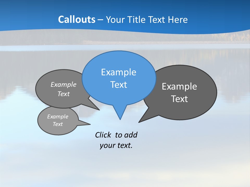 Pines Conifer Serene PowerPoint Template