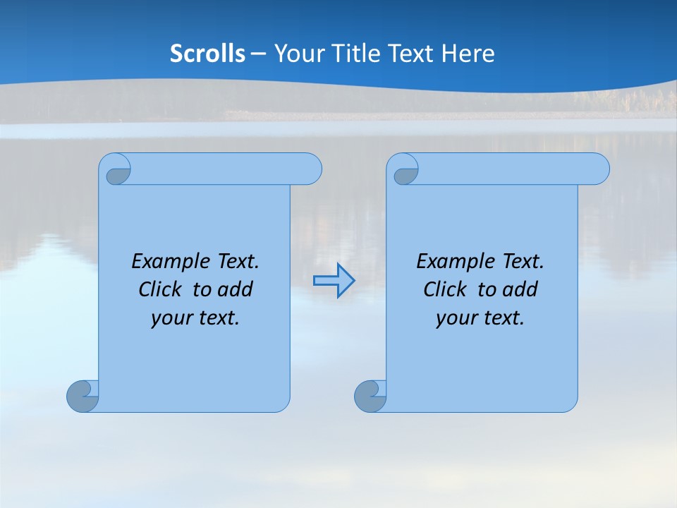 Pines Conifer Serene PowerPoint Template