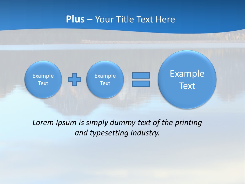 Pines Conifer Serene PowerPoint Template