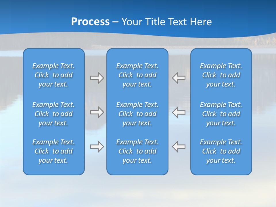 Pines Conifer Serene PowerPoint Template