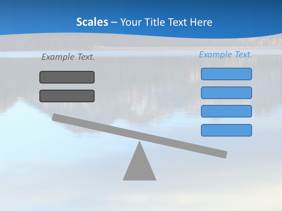 Pines Conifer Serene PowerPoint Template