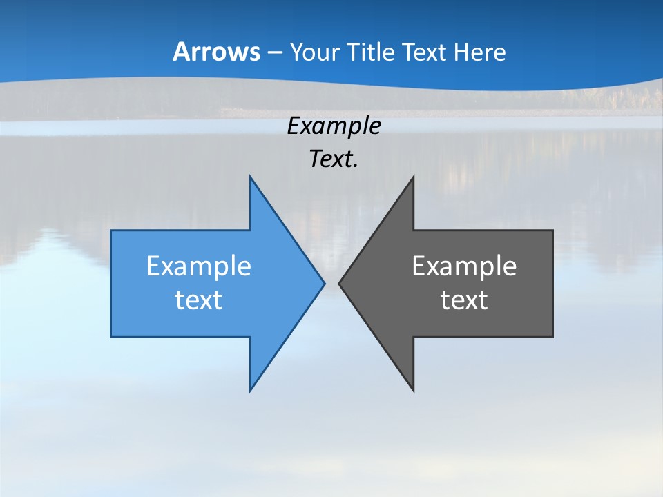 Pines Conifer Serene PowerPoint Template