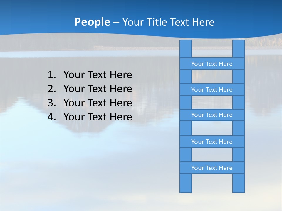 Pines Conifer Serene PowerPoint Template