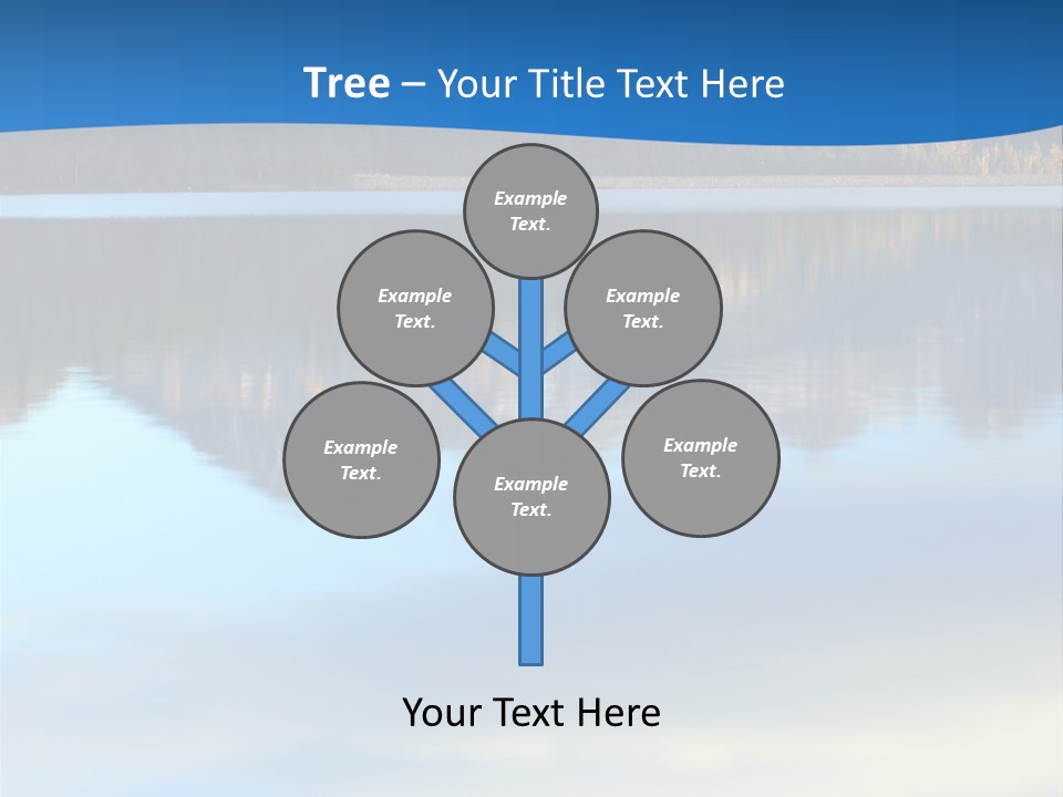 Pines Conifer Serene PowerPoint Template